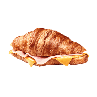 Croissant Clásico con Jamón y Queso