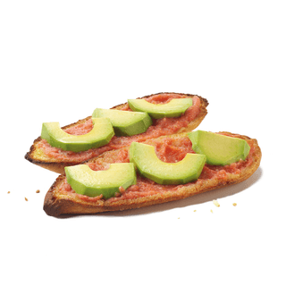 Tostada Tomate y Aguacate